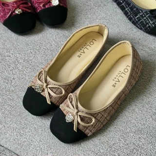 OHODOODEE รองเท้าคัทชูรุ่น Classy Tweed Charm M565