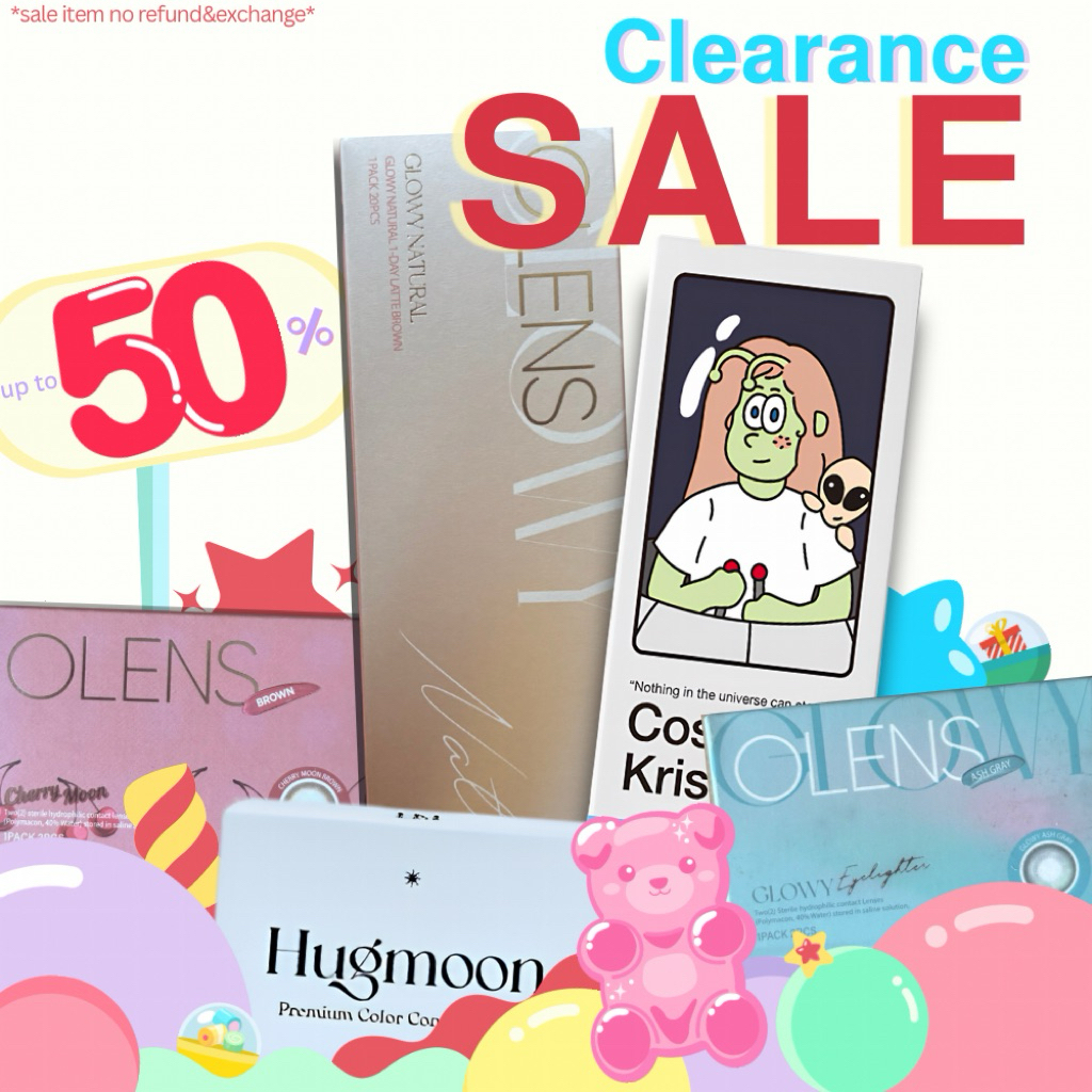 Clearance Sale ~ up to 50 % 🛒💥 :: คอนแทคเลนส์เกาหลีรายเดือนและรายวัน Olens,Hapa Kristin,Eyesm,Uria(i-dollens)