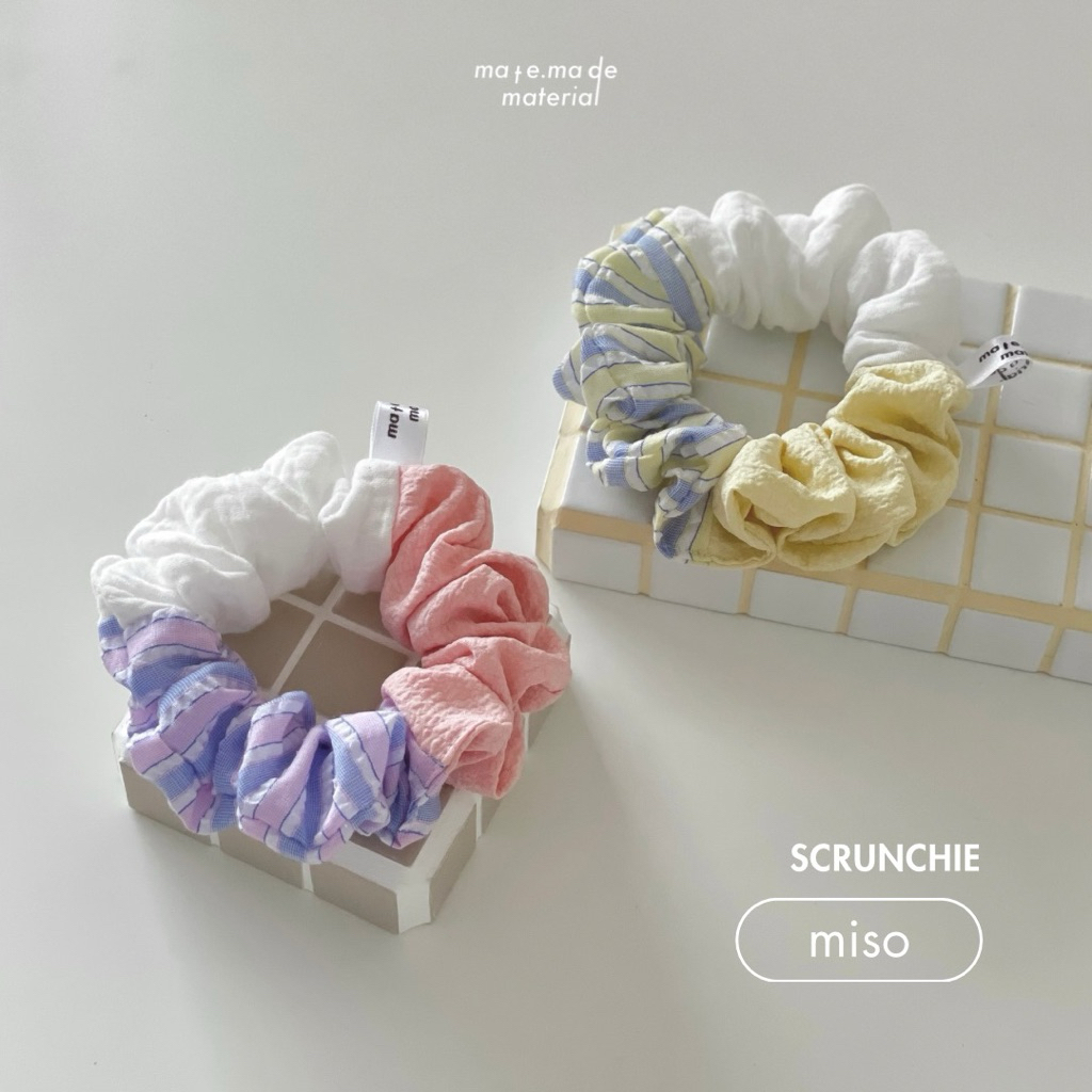 mate.made.material | Miso Scrunchies ยางรัดผม