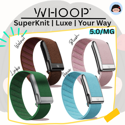 สายสำรอง WHOOP 5.0 / MG SuperKnit Band / Luxe Band / Your Way สายผ้า ของแท้ | พร้อมส่งค่ะ💖