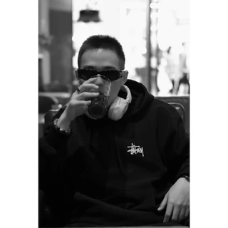 เสื้อสเวตเตอร์มีฮู้ด สำหรับผู้ชายและผู้หญิงSTUSSY BASIC LOGO HOODIE ผ้าฝ้ายแท้เสื้อสวมหัวคู่มีฮู้ดแบรนด์อินเทรนด์