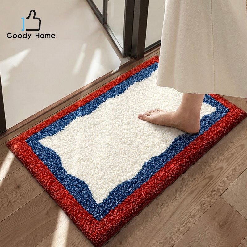 Goody Home พรมเช็ดเท้า พรมห้องนอน พรมห้องน้ำ ขนนุ่มๆ มีกันลื่น
