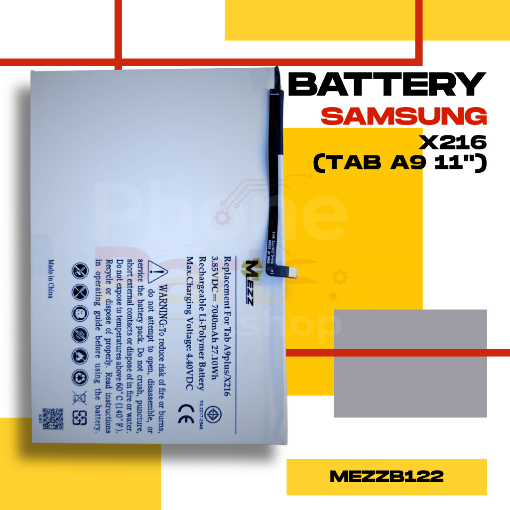 แบตเตอรี่ Battery Samsung X216 (TAB A9 11")