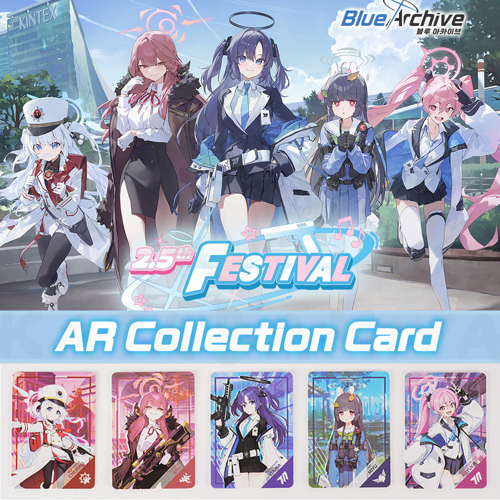 (นำเข้าจากเกาหลี ลิขสิทธิ์แท้) Blue Archive การ์ดสะสม AR Collection Cards สแกนโมเดล 3D ได้ *อ่านรายละเอียดก่อนสั่งซื้อ*