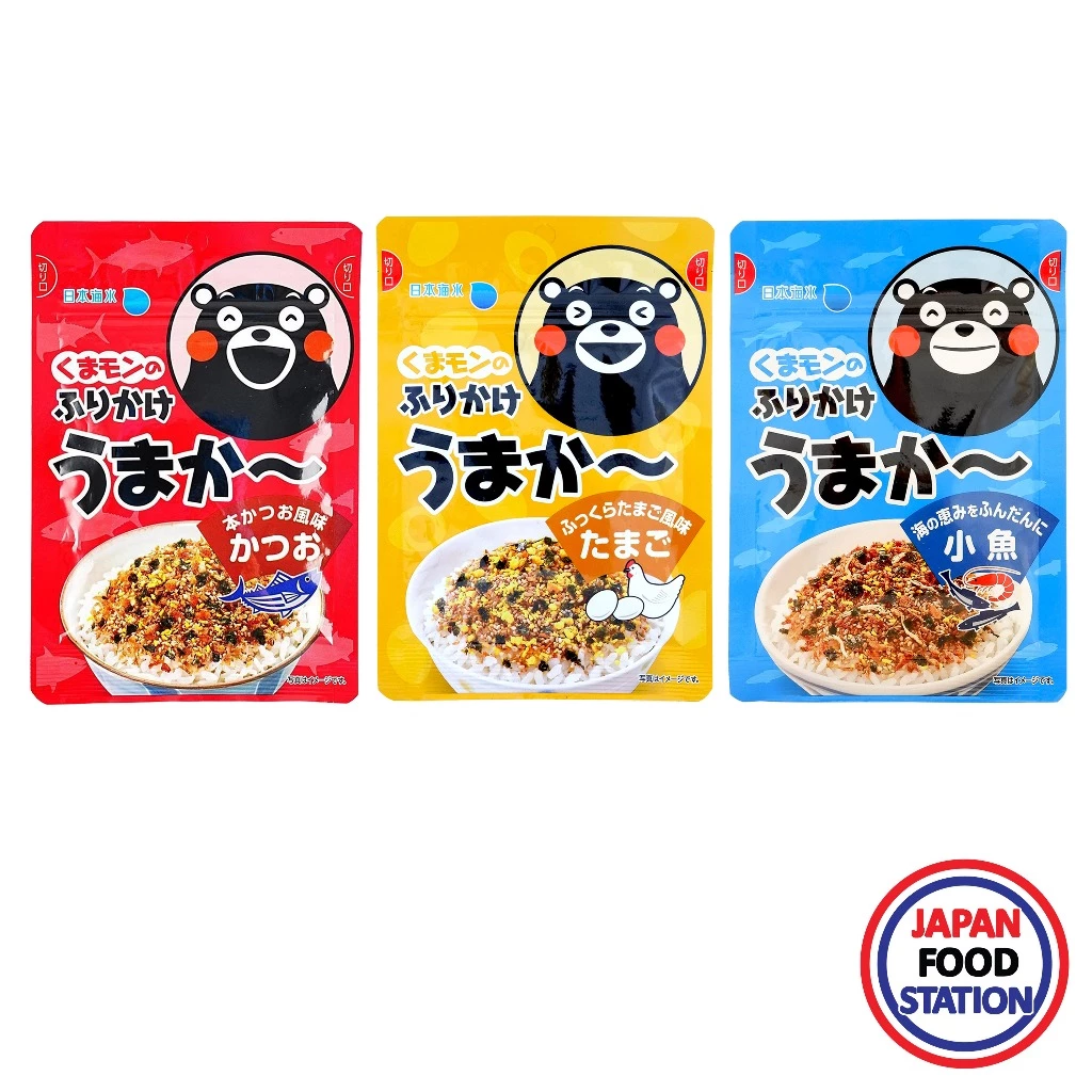 NIHON KAISUI KATSUO / TAMAGO / KOZAKANA FURIKAKE 25G งาปรุงรส JAPANESE RICE TOPPING