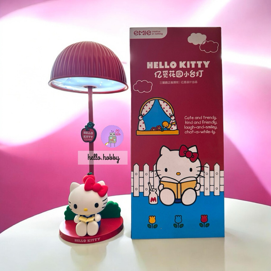 ร้าน🇹🇭 พร้อมส่ง✨ โคมไฟตั้งโต๊ะลิขสิทธิ์แท้ - Hello Kitty - Small Garden Desk Lamp by Emie