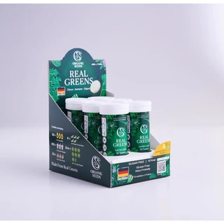 Real Greens เม็ดฟู่ ผักรวม ผลิตจากเยอรมนี