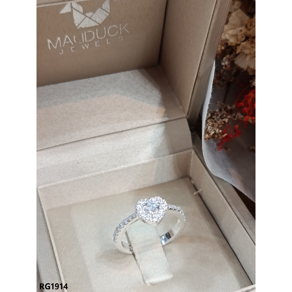 Madduckjewels แหวนเงินแท้ 925 CZ / โมอิส (Moissanite) / รูปที่ 2