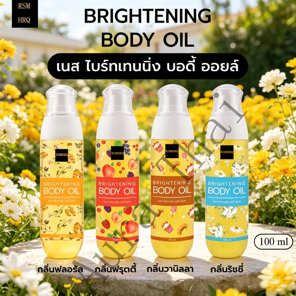[ช้อปปี้ราคาถูกมาก] ขาวใสภายใน3วัน บำรุงผิวชุ่มชื้น body oil บอดี้ ออยล์ ness ness oil body lotion