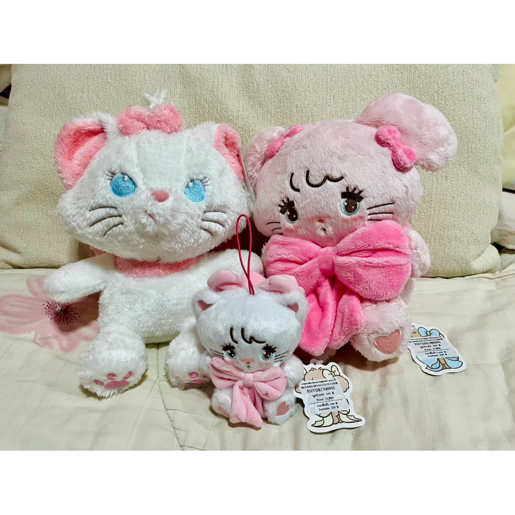 ตุ๊กตาลิขสิทธิ์แท้ 🩷 น้องแมวมารี & น้องกระตุ่ย mikko 🐱🐰 งานแท้ สวยน่ารักมากกก 💖⭐️ (ตู้คีบกลาง)