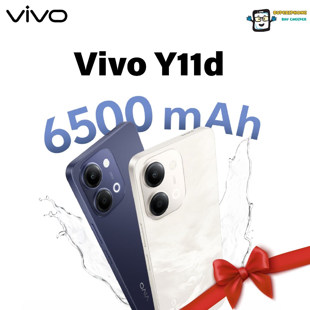 vivo Y11d (4+128GB)จอ 6.74 นิ้ว l แบต 6500 mAh l ความแรงที่ไม่มีสะดุด(By Shopee SuperTphone1234)