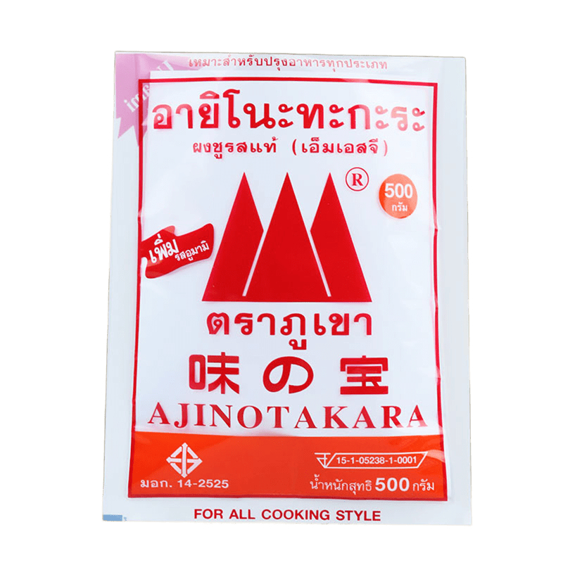 ผงชูรส อายิโนะทะกะระ ตราภูเขา ขนาด 500 กรัม