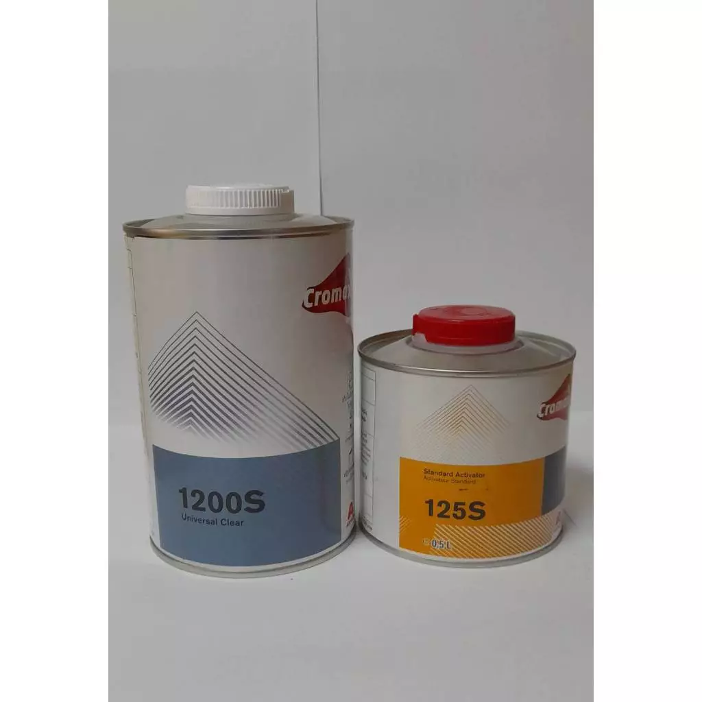 (ของแท้) CROMAX แลกเกอร์เคลือบเงารถ 2k 1200s สูตร 2:1 พร้อมน้ำยา 125s ขนาดไซส์เล็ก thumbnail 4