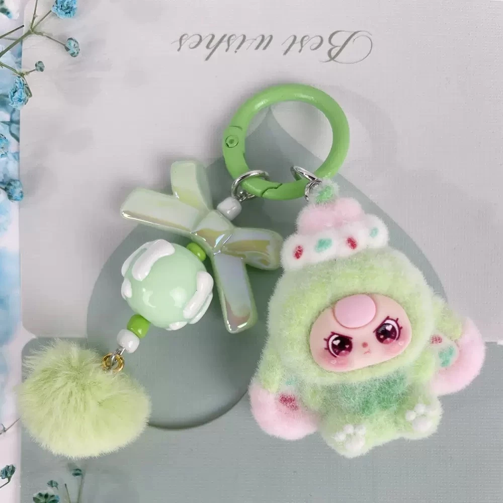 พวงกุญแจตุ๊กตาฟล็อกกิ้งสีผสมน่ารัก ตกแต่งกระเป๋าสไตล์สาวหวาน thumbnail 4