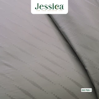 Jessica Jacquard Silk Shine 500 เส้นด้าย QS768-1 ชุดเครื่องนอน ผ้าปูที่นอน ผ้าห่มนวม ผ้าทอลายเรียบหรู