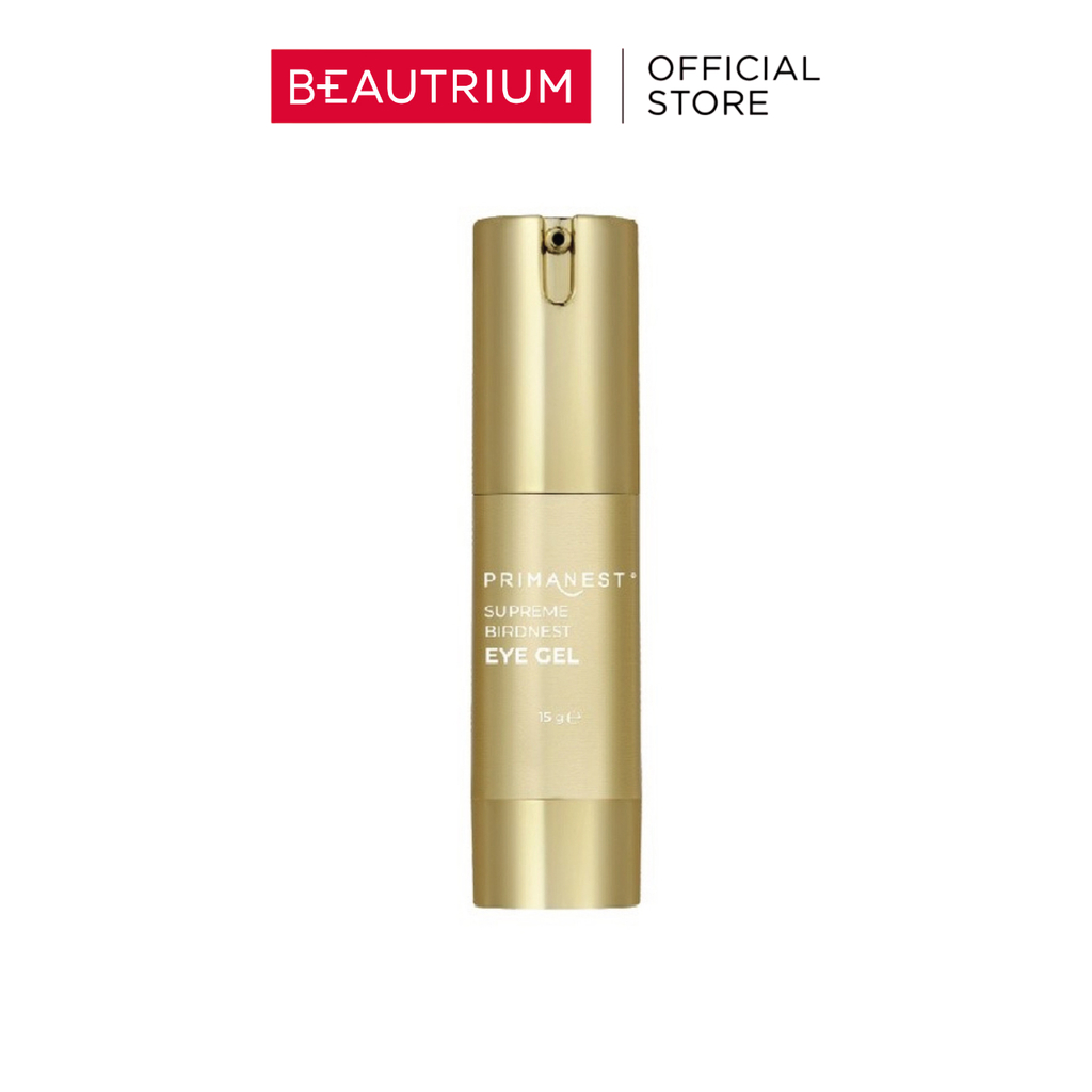 PRIMANEST Supreme Birdnest Eye Gel ผลิตภัณฑ์บำรุงผิวใต้ตา 15g