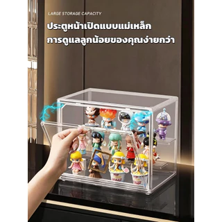 🔥 ตู้โชว์โมเดล กล่องอะคริลิคใส กันฝุ่น กันตก เก็บฟิกเกอร์ ตุ๊กตา แสดงโมเดล หลายขนาด แม่เหล็กปิด สวยหรู