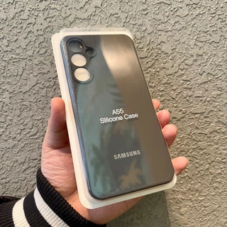 พร้อมโลโก้ ซิลิโคนเหลว เคสโทรศัพท์ Samsung A57 A56 A55 A54 A53 A52 A52s A37 A36 A35 A17 A16 A15 A14 S26 S25 S24 S23 S22