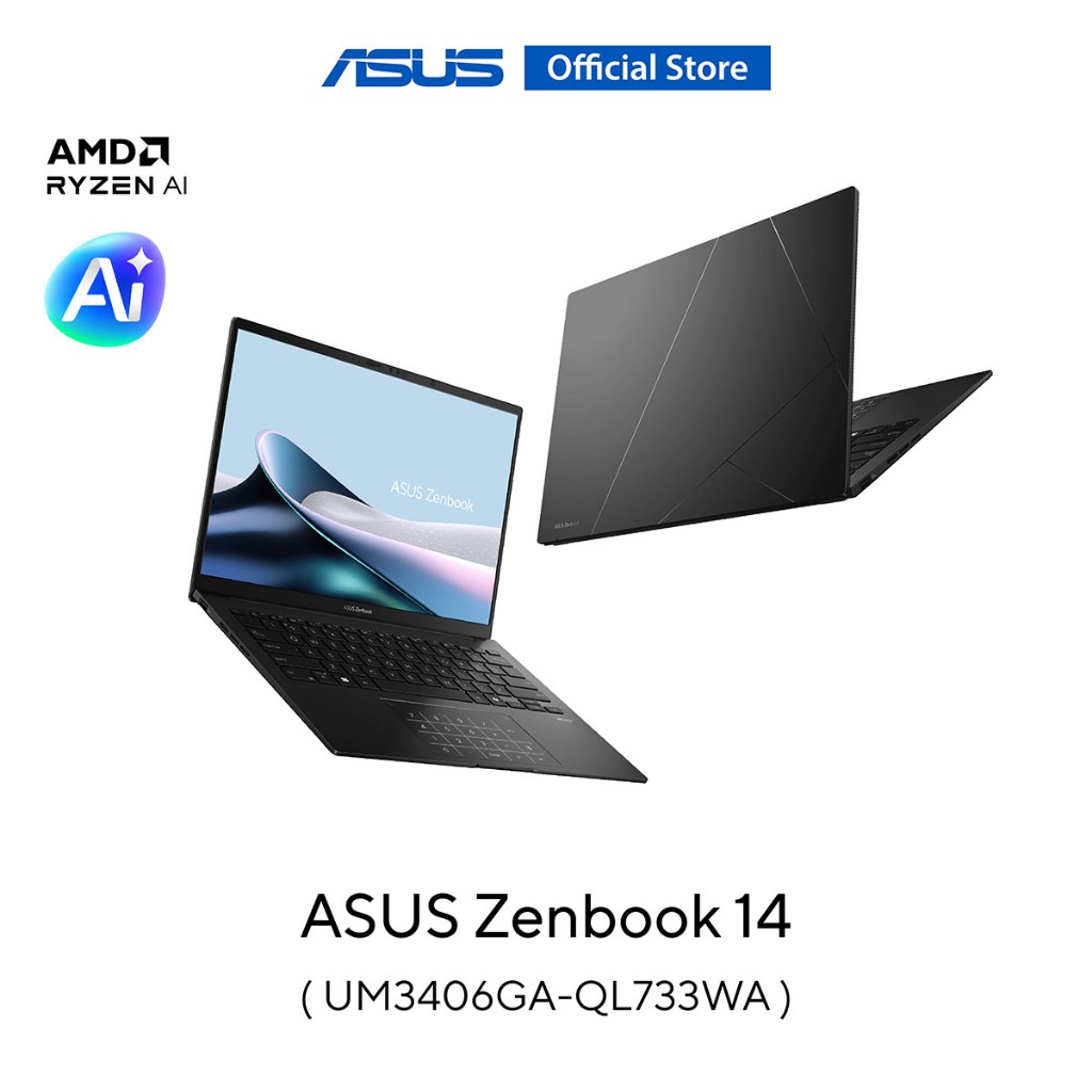 ASUS Zenbook 14 (UM3406GA-QL733WA) 14" WUXGA (1920x1200)