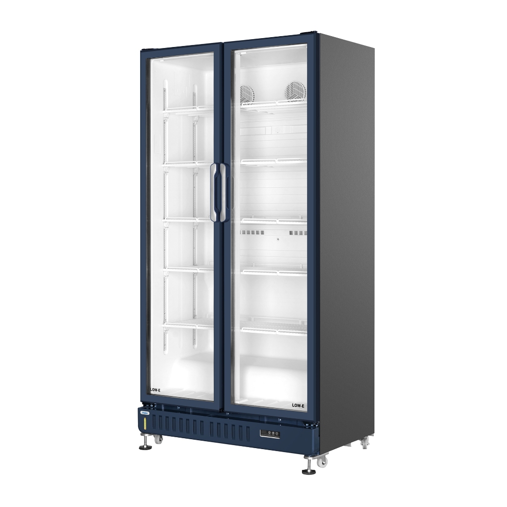HAIER ตู้แช่เครื่องดื่ม 2 ประตู SC-652BPC 22.1 คิว สีน้ำเงิน จัดส่งโดย HomePro