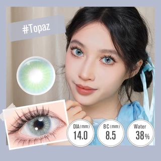 Magister & Realcon คอนแทคเลนส์ ซีรีส์ควีน Topaz 14.0 มม. ใส่สบายตลอดวัน คอนแทคเลนส์สายตา
