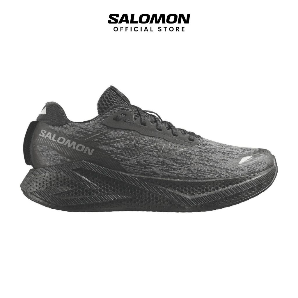 SALOMON AERO GLIDE 4 GRVL Black Asphalt Men's Gravel Running รองเท้าวิ่งถนนวิ่งทางลูกรังผู้ชาย L49146900 Official Store