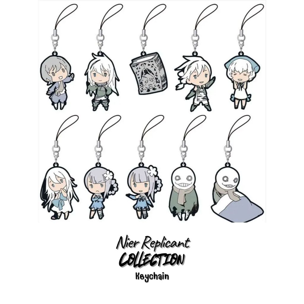 Nier Replicant - Keychian - ver.1.22 - rubber strap - Collection - Square Enix -
