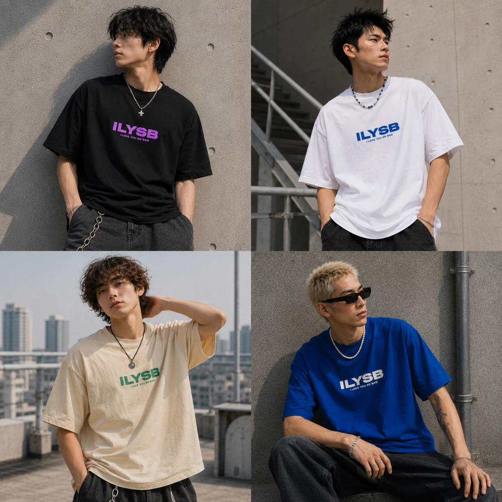 SO.ON ขายดี‼️ เสื้อยืดทรง Oversize รุ่น ILYSB (I Love You So Bad)