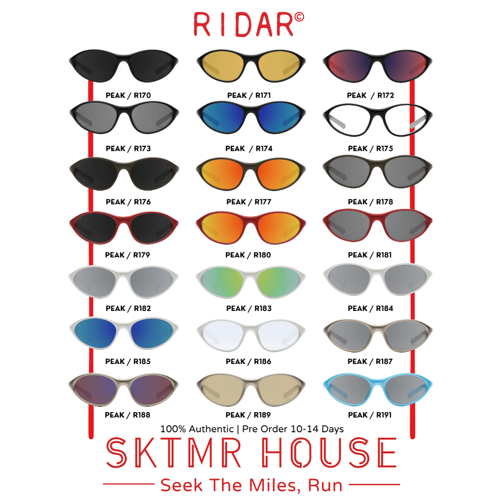 [PreOrder 10-21 วัน] แว่น Ridar รุ่น PEAK [ของแท้ นำเข้า จากS.Korea]