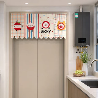 พร้อมส่ง ม่านประตูสั้น 40x90CM รูปแบบการ์ตูน ติดตั้งง่าย ตกแต่งบ้าน ม่านประตูครึ่ง ผ้าม่านสั้น