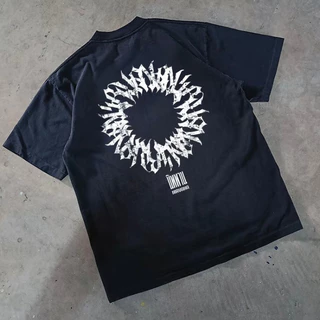 🔥 เสื้อยืด OVERSIZE พิมพ์ลายศพนั่งสมาธิ สไตล์ METALCORE แบรนด์ TARMJAI STUDIO x NIRVANA สกรีนหน้าหลัง คุณภาพสูง พร้อมส่ง