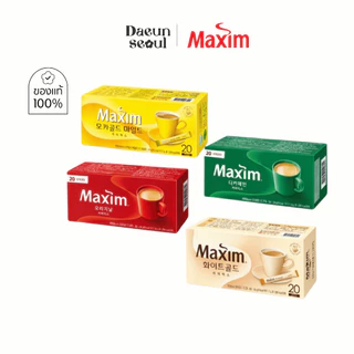 Maxim Mocha Gold Coffee กาแฟเกาหลี 1 กล่อง 20 ซอง 3in1 Coffee