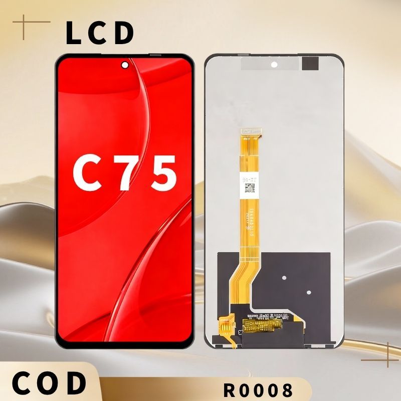 หน้าจอ LCD ใช้ได้กับ Realme C75 คุณภาพสูง สำหรับ realme c75 จอ อะไหล่มือถือ พร้อมทัชสกรีน