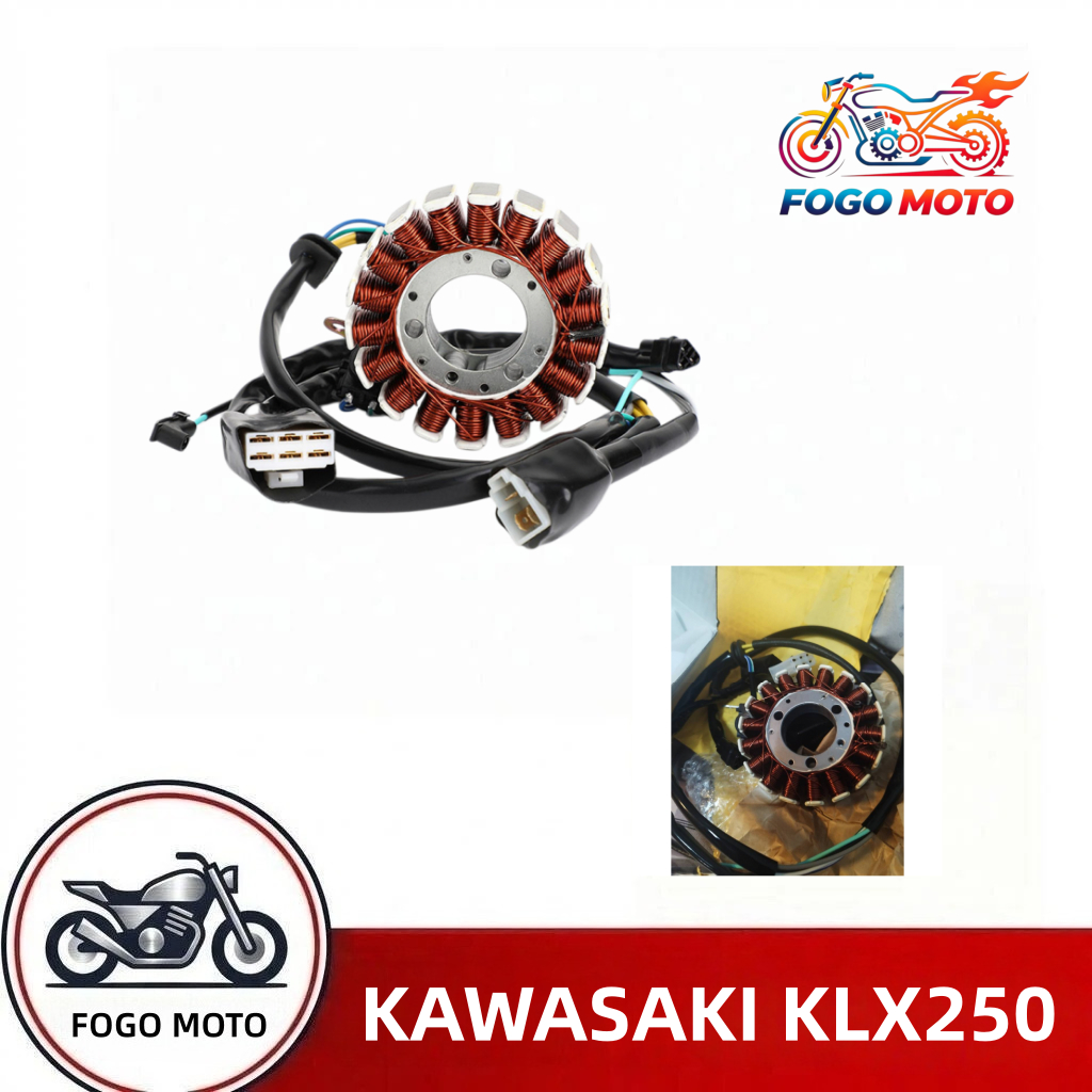 ฟิลคอยล์ Kawasaki KLX250 D-Tracker KLX250S/SF 2008-2016 21003-0087 มัดไฟ ขดลวดสเตเตอร์