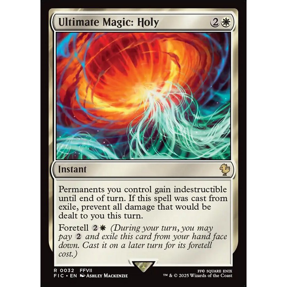 [Final Fantasy Commander] - (FIC) - (R) - [Ultimate Magic: Holy] - [2025] - (052026)
