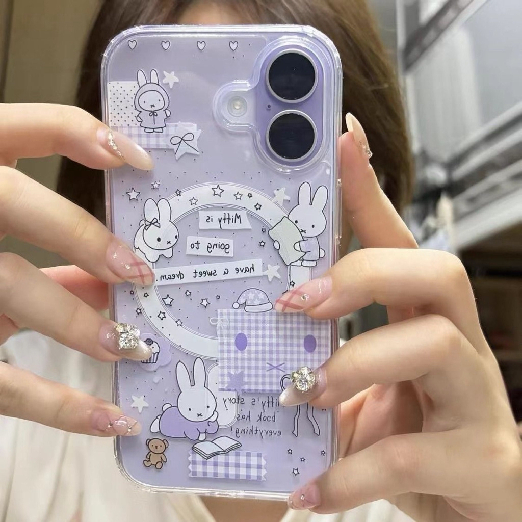 เคสพิมพ์ลาย หลังขุ่น แม่เหล็ก กันกล้อง สำหรับรุ่น iPhone 17 Pro Max 11 12 13 14 15 16 Pro Max