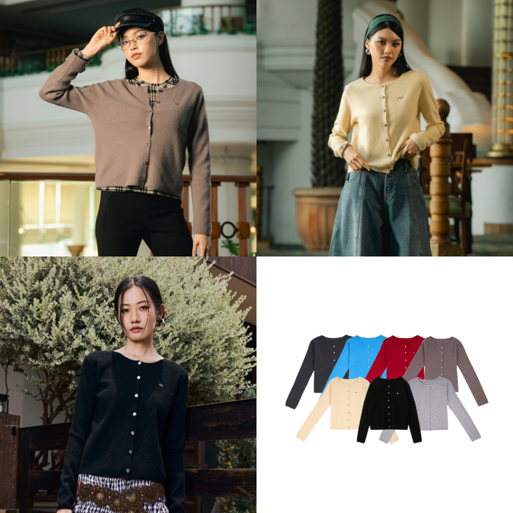 EVERYDAY - EVD Cardigan เสื้อคาร์ดิแกนผ้านิตติ้ง