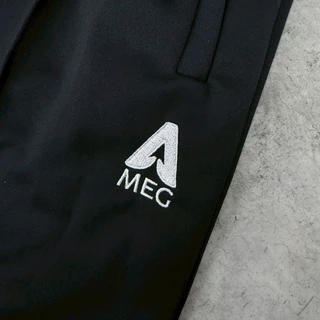 กางเกงวอร์ม MEG กางเกงวอร์มสีล้วน ผ้ายืด ขาจั้ม ขาปล่อย