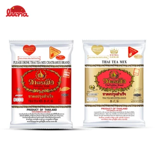 🩷โปรร้านใหม่🩷[1ถุง] ชาตรามือ ต้นตำรับ(สีแดง)/ชาไทย Extra Gold(สีทอง)400กรัม