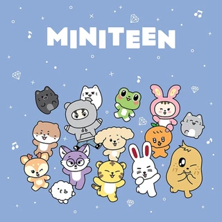 SEVENTEEN - MINITEEN 2 Face Keyring