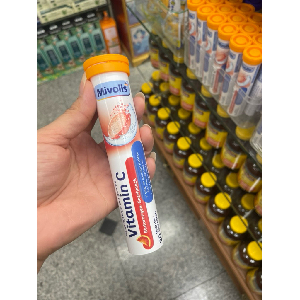 Mivolis Vitamin C ฝาสีส้ม 20เม็ด