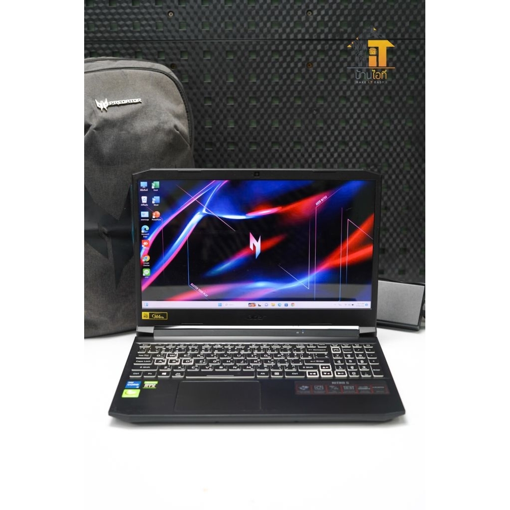 ⚡️ Acer Nitro 5 i5 Gen11 RTX3060 RAM16 จอ 144Hz เกมมิ่งตัวแรง 🔥🎮