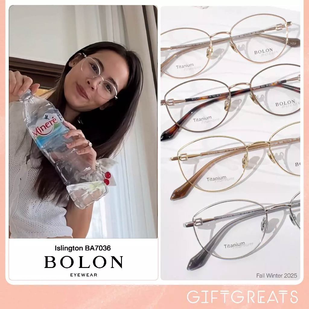 BOLON Islington BA7036 - FW25 Bolon Eyewear กรอบแว่นตา โบลอน มีแบบเฉพาะกรอบ และพร้อมเลนส์ ทำค่าสายตาฟรี