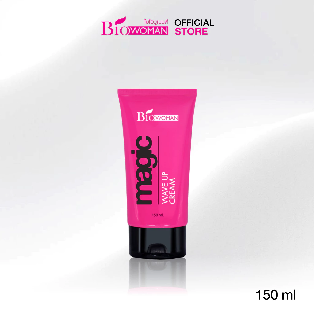 Biowoman Magic Wave Up Cream ครีมจับลอน เมจิค เวฟอัพครีม 150มล.