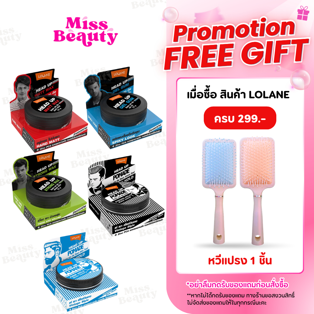 Lolane Head up Wax โลแลน เฮดอัพ แว๊กซ์ จัดแต่งทรงผม ขนาด 75 กรัม