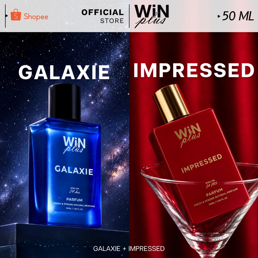 WiNPlus Perfume SET ทรงแบด VS ทรงซ้อ (กาแล็กซี่ + อิมเพลส)