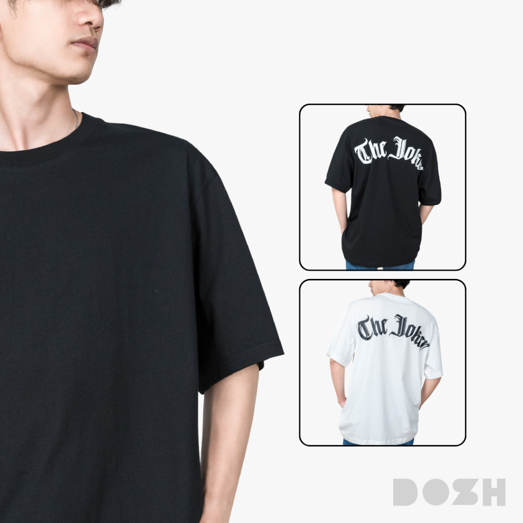 DOSH MEN'S OVERSIZED T-SHIRTS THE JOKER เสื้อยืดโอเวอร์ไซส์ DBMT5307-OW (M-2XL)