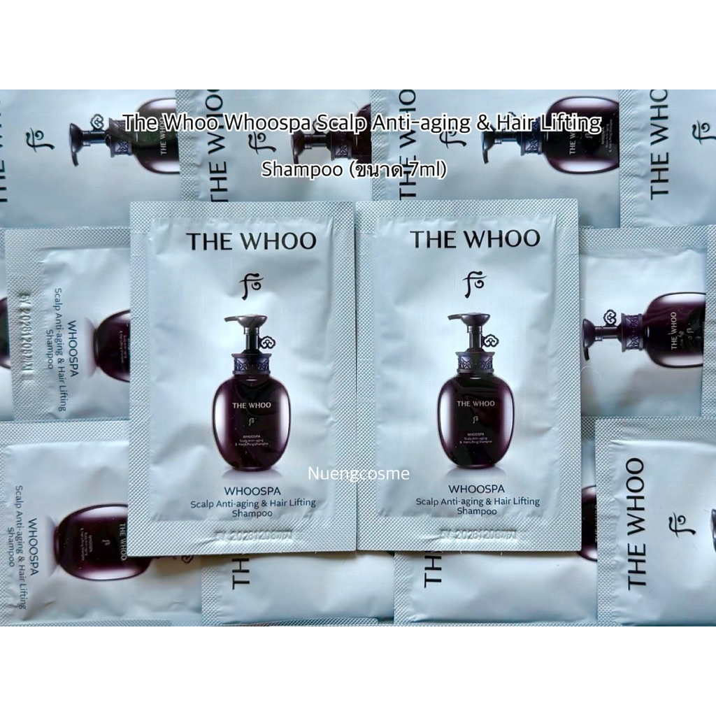 🟡(ใหม่)(แชมพู) Whoospa Scalp Anti-aging & Hair Lifting Shampoo