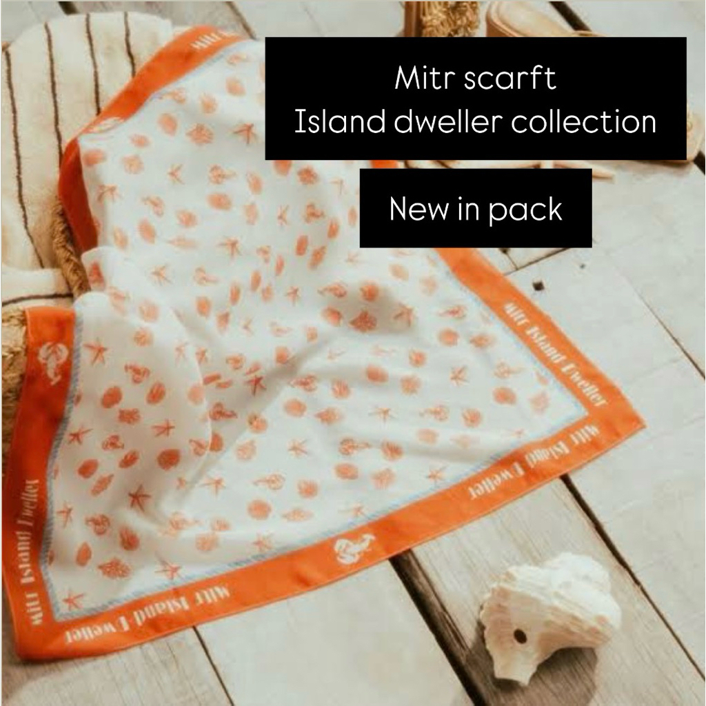 New ผ้าพันคอ Island Dweller collection จากแบรนด์ Mitr แท้ 💯