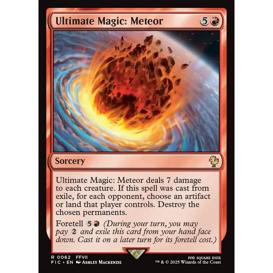 [Final Fantasy Commander] - (FIC) - (R) - [Ultimate Magic: Meteor] - [2025] - (052026)